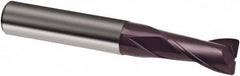 Guhring - 7/16", 1" LOC, 7/16" Shank Diam, 2-3/4" OAL, 2 Flute, Solid Carbide Square End Mill - Single End, Super-A Finish, Spiral Flute, 30° Helix, Right Hand Cut, Right Hand Flute, Series 3846 - A1 Tooling