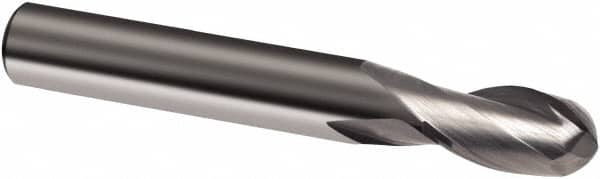 Guhring - 10mm, 19mm LOC, 10mm Shank Diam, 72mm OAL, 2 Flute, Solid Carbide Square End Mill - Single End, Uncoated, Spiral Flute, 30° Helix, Right Hand Cut, Right Hand Flute, Series 3308 - A1 Tooling