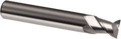 Guhring - 14mm, 14mm LOC, 14mm Shank Diam, 75mm OAL, 2 Flute, Solid Carbide Square End Mill - Single End, Uncoated, Spiral Flute, 45° Helix, Right Hand Cut, Right Hand Flute, Series 3310 - A1 Tooling