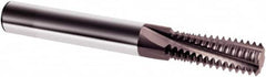 Guhring - 3/8 -16 UNC, 0.301" Cutting Diam, 3 Flute, Solid Carbide Helical Flute Thread Mill - Internal Thread, 0.843" LOC, 2-1/2" OAL - A1 Tooling