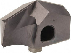 Guhring - Series 4112, 13/16" Diam Grade K/P 140° Replaceable Drill Tip - Carbide, Nano-FIREX Finish, 205 Seat Size - A1 Tooling