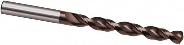 Guhring - 7.5mm 130° Cobalt Jobber Drill - TiAlN Finish, Right Hand Cut, Parabolic Flute, 109mm OAL, Cone Relief Point - A1 Tooling