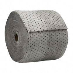 PRO-SAFE - Heavy Weight, Universal Use Sorbent Roll - 150' Long x 15" Wide, Gray - A1 Tooling