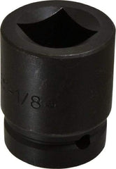 Proto - 1" Drive 1-1/8" Impact Socket - 4 Points, 2-1/2" OAL - A1 Tooling