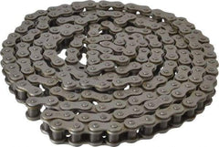 Browning - 5/8" Pitch, ANSI 50, Single Strand Roller Chain - Chain No. 50, 10 Ft. Long, 0.4" Roller Diam, 3/8" Roller Width - A1 Tooling