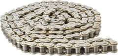 Browning - 3/4" Pitch, ANSI 60, Single Strand Roller Chain - Chain No. 60, 10 Ft. Long, 15/32" Roller Diam, 1/2" Roller Width - A1 Tooling