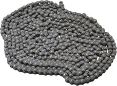 Browning - 1/4" Pitch, ANSI 25, Single Strand Roller Chain - Chain No. 25, 10 Ft. Long, 0.13" Roller Diam, 1/8" Roller Width - A1 Tooling