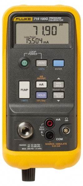 Fluke - 30 psi, Pressure Test Gauge and Calibrator - 0.001 psi, 0.1mbar Resolution - A1 Tooling