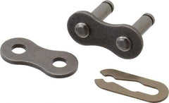 Browning - 5/8" Pitch, ANSI 50, Spring Type Roller Chain Connecting Link - For Use with Single Strand Chain - A1 Tooling