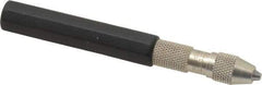 Starrett - 5" Long, 0.062" Capacity, Pin Vise - 5" Long, 1/2" Body Diam 0.03" Min Capacity - A1 Tooling