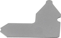 Starrett - 5/64 Inch Radius Gage - Satin Chrome Finish, Stainless Steel - A1 Tooling