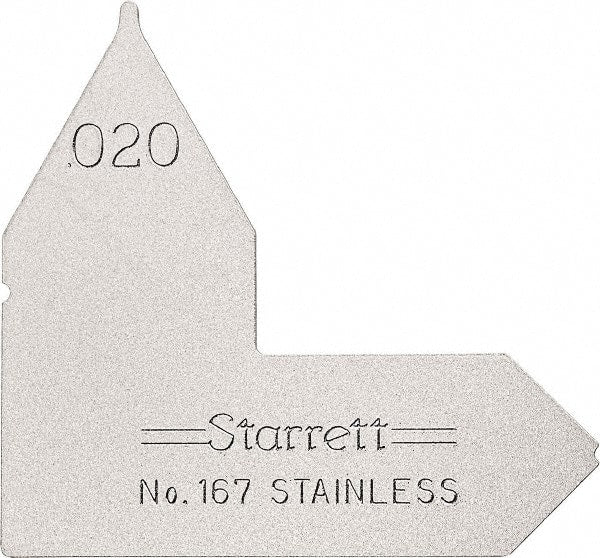 Starrett - Radius Gages Material: Stainless Steel Finish/Coating: Satin Chrome - A1 Tooling