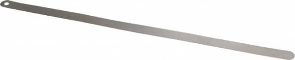 Starrett - 0.04mm Thick x 1/2 Inch Wide x 300mm Leaf Length, Parallel Feeler Gage - Tempered Steel - A1 Tooling