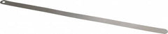 Starrett - 0.04mm Thick x 1/2 Inch Wide x 300mm Leaf Length, Parallel Feeler Gage - Tempered Steel - A1 Tooling