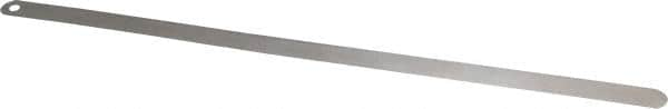 Starrett - 0.06mm Thick x 1/2 Inch Wide x 300mm Leaf Length, Parallel Feeler Gage - Tempered Steel - A1 Tooling