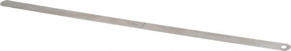 Starrett - 0.1mm Thick x 1/2 Inch Wide x 300mm Leaf Length, Parallel Feeler Gage - Tempered Steel - A1 Tooling