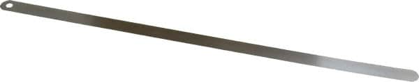 Starrett - 0.3mm Thick x 1/2 Inch Wide x 300mm Leaf Length, Parallel Feeler Gage - Tempered Steel - A1 Tooling