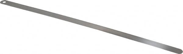 Starrett - 0.35mm Thick x 1/2 Inch Wide x 300mm Leaf Length, Parallel Feeler Gage - Tempered Steel - A1 Tooling