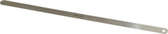 Starrett - 0.5mm Thick x 1/2 Inch Wide x 300mm Leaf Length, Parallel Feeler Gage - Tempered Steel - A1 Tooling