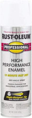 Rust-Oleum - White, Gloss, Rust Proof Enamel Spray Paint - 14 Sq Ft per Can, 15 oz Container, Use on Multipurpose - A1 Tooling