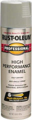 Rust-Oleum - Light Machinery Gray, Gloss, Rust Proof Enamel Spray Paint - 14 Sq Ft per Can, 15 oz Container, Use on Multipurpose - A1 Tooling