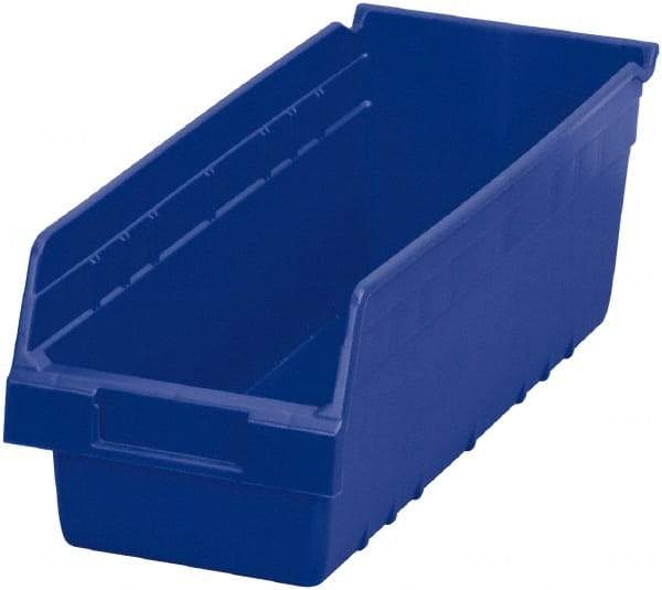 Akro-Mils - 17-7/8" Deep, Blue Polymer Hopper Shelf Bin - 6" High x 6-5/8" Wide x 17-7/8" Long - A1 Tooling