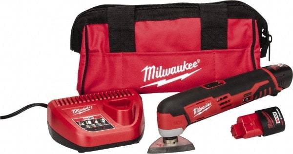 Milwaukee Tool - 12 Volt, Cordless Multi Tool Kit - 5,000 to 20,000 RPM, Battery Included - A1 Tooling