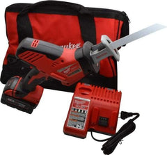 Milwaukee Tool - 18V, 0 to 3,000 SPM, Cordless Reciprocating Saw - 3/4" Stroke Length, 13" Saw Length, 1 Lithium-Ion Battery Included - A1 Tooling