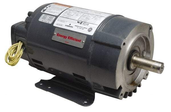 US Motors - 1.5 hp, ODP Enclosure, No Thermal Protection, 3,450 RPM, 208-230/460 Volt, 60 Hz, Three Phase Energy Efficient Motor - Size 56C Frame, C-Face/Base Mount, 1 Speed, Ball Bearings, 4.8-4.4/2.2 Full Load Amps, B Class Insulation, Reversible - A1 Tooling