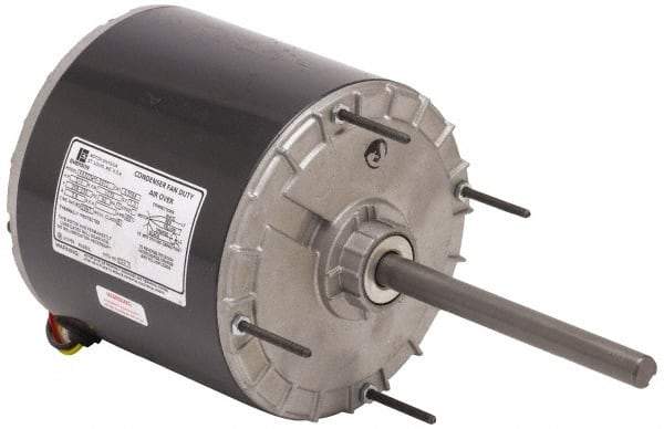 US Motors - 1/2 hp, OAO Enclosure, Auto Thermal Protection, 825 RPM, 208/230 Volt, 60 Hz, Single Phase Permanent Split Capacitor (PSC) Motor - Size 56Z Frame, Stud/Band Mount, 1 Speed, Ball Bearings, 3.6 Full Load Amps, B Class Insulation, Reversible - A1 Tooling