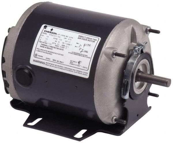 US Motors - 1/6 hp, TEAO Enclosure, Auto Thermal Protection, 1,140 RPM, 115 Volt, 60 Hz, Single Phase Split Phase Motor - Size 56Z Frame, Cradle/Stud Mount, 1 Speed, Sleeve Bearings, 4.60 Full Load Amps, B Class Insulation, Reversible - A1 Tooling