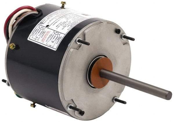 US Motors - 1/3 hp, TEAO Enclosure, Auto Thermal Protection, 825 RPM, 208-230 Volt, 60 Hz, Single Phase Permanent Split Capacitor (PSC) Motor - Size 48Y Frame, Stud Mount, 2 Speed, Ball Bearings, 1.9/1.2 Full Load Amps, B Class Insulation, Reversible - A1 Tooling