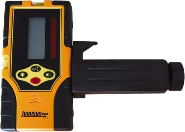 Johnson Level & Tool - Laser Level 9 V Battery, Laser Detector - Use With Red Beam Rotary Laser - A1 Tooling