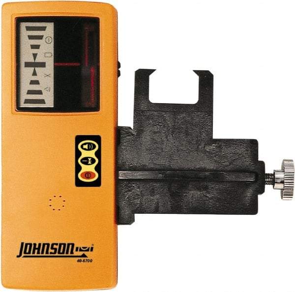 Johnson Level & Tool - Laser Level 9 V Battery, Laser Detector - Use With Red Beam Rotary Laser - A1 Tooling