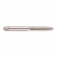 Regal Cutting Tools - #10-32 UNF, 2 Flute, Bright Finish, Solid Carbide Spiral Point Tap - Plug Chamfer, Right Hand Thread, 2-3/8" OAL, 7/8" Thread Length, 0.194" Shank Diam, 2B Class of Fit - Exact Industrial Supply