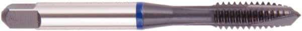 Regal Cutting Tools - 7/16-20 UNF, 3 Flute, Oxide Finish, Vanadium High Speed Steel Spiral Point Tap - Plug Chamfer, Right Hand Thread, 3-5/32" OAL, 0.866" Thread Length, 0.323" Shank Diam, 3B Class of Fit, Series Triple Crown - Exact Industrial Supply