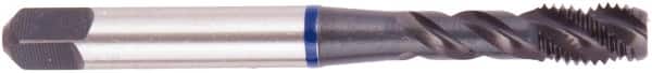 Regal Cutting Tools - 3/8-24 UNF 3 Flute 3B Bottoming Spiral Flute Tap - Vanadium High Speed Steel, Oxide Finish, Right Hand Flute, Right Hand Thread, H3, Series Triple Crown - Exact Industrial Supply