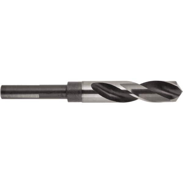 National Twist Drill - 1-15/64" Drill, 118° Point, High Speed Steel Silver Deming & Reduced Shank Drill Bit - A1 Tooling