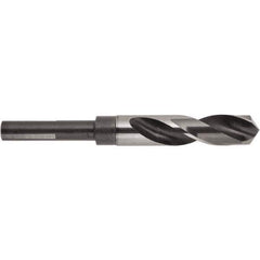 National Twist Drill - 19/32" Drill, 118° Point, High Speed Steel Silver Deming & Reduced Shank Drill Bit - A1 Tooling