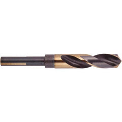 National Twist Drill - 33/64" Drill, 118° Point, High Speed Steel Silver Deming & Reduced Shank Drill Bit - A1 Tooling