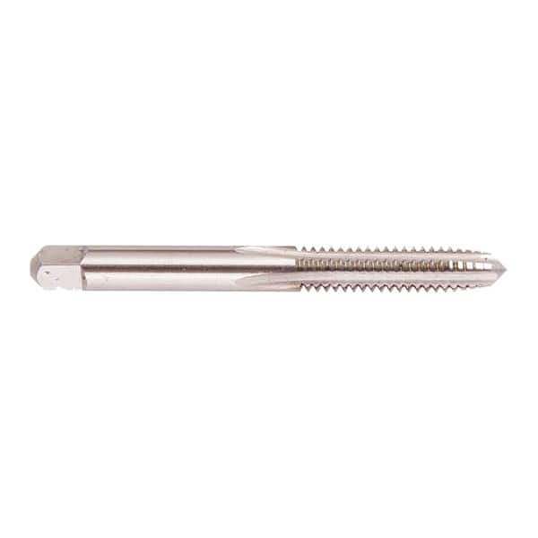 Regal Cutting Tools - 1/2-40 UNS 6 Flute Bright Finish High Speed Steel Straight Flute Standard Hand Tap - Taper, Right Hand Thread, 3-3/8" OAL, 1-21/32" Thread Length, H2 Limit, Oversize - Exact Industrial Supply