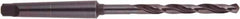 National Twist Drill - 15/32", 1MT 118° Point High Speed Steel Taper Shank Drill Bit - Oxide Finish, 4-1/8" Flute Length, 7-1/2" OAL, Spiral Flute, Series 200 - A1 Tooling