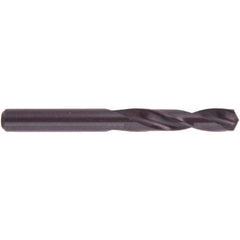 National Twist Drill - #9 135° Spiral Flute High Speed Steel Screw Machine Drill Bit - A1 Tooling