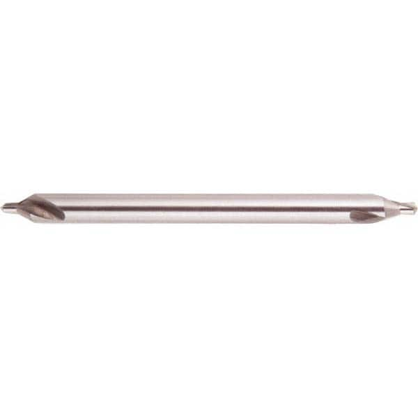 National Twist Drill - #7 Plain Cut 60° Incl Angle High Speed Steel Combo Drill & Countersink - A1 Tooling