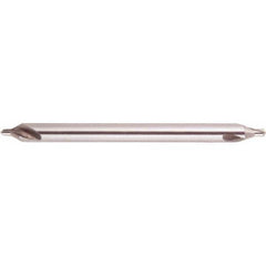 National Twist Drill - #1 Plain Cut 60° Incl Angle High Speed Steel Combo Drill & Countersink - A1 Tooling