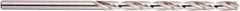 National Twist Drill - 35/64", 118° Point, Spiral Flute, High Speed Steel Taper Length Drill Bit - Bright Finish, 4-7/8" Flute Length, 8-1/4" OAL, Series 201 - A1 Tooling