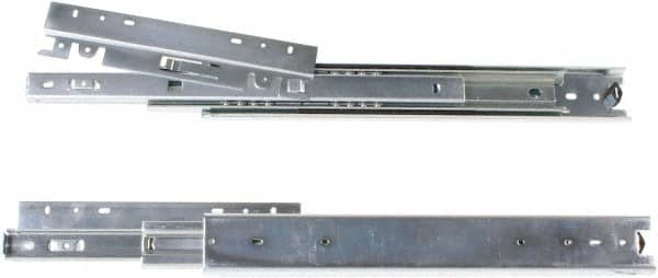 Knape & Vogt - 12" Slide Length, 12" Travel Length, Steel Drawer Slide - 9-1/2" Wide, 3-1/2" High, 200 Lb Capacity at Full Extension, Zinc Finish - A1 Tooling