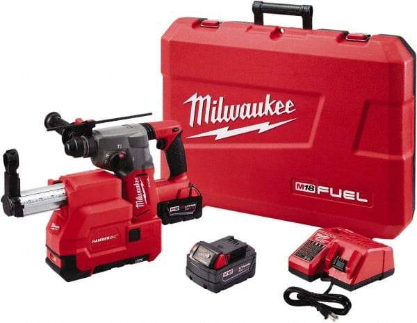 Milwaukee Tool - 18 Volt 1" SDS Plus Chuck Cordless Rotary Hammer - 0 to 4,900 BPM, 0 to 1,400 RPM, Reversible - A1 Tooling