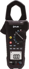 FLIR - CM78, CAT IV, Digital True RMS Clamp Meter with 1.7" Clamp On Jaws - 1000 VAC/VDC, 1000 AC/DC Amps, Measures Voltage, Capacitance, Current, Frequency, Resistance, Temperature - A1 Tooling