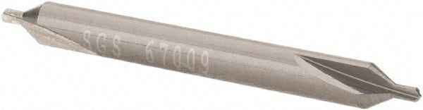 SGS - Metric Plain Cut 60° Incl Angle Solid Carbide Combo Drill & Countersink - A1 Tooling